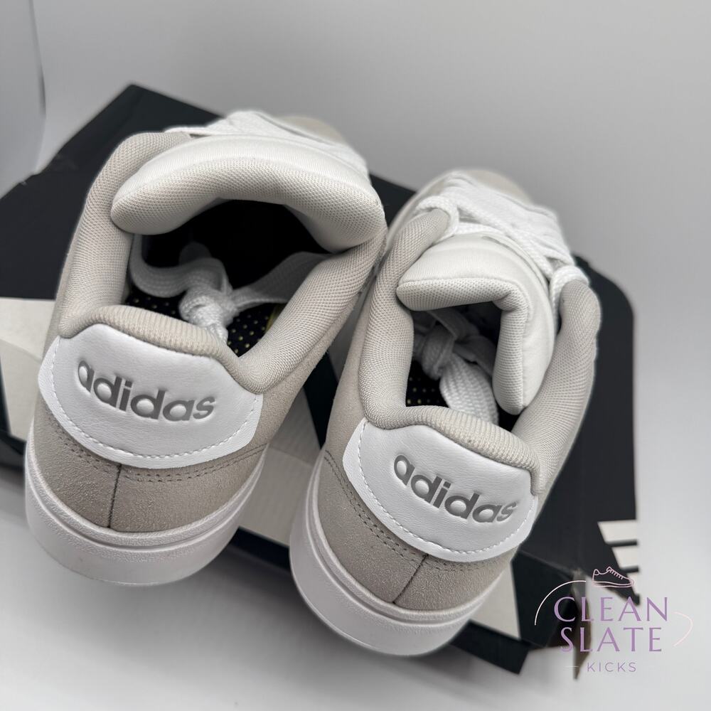 Adidas Grand Court Alpha 00s Grey White Suede JH7230 Women 8.5 Display - Picture 3 of 5
